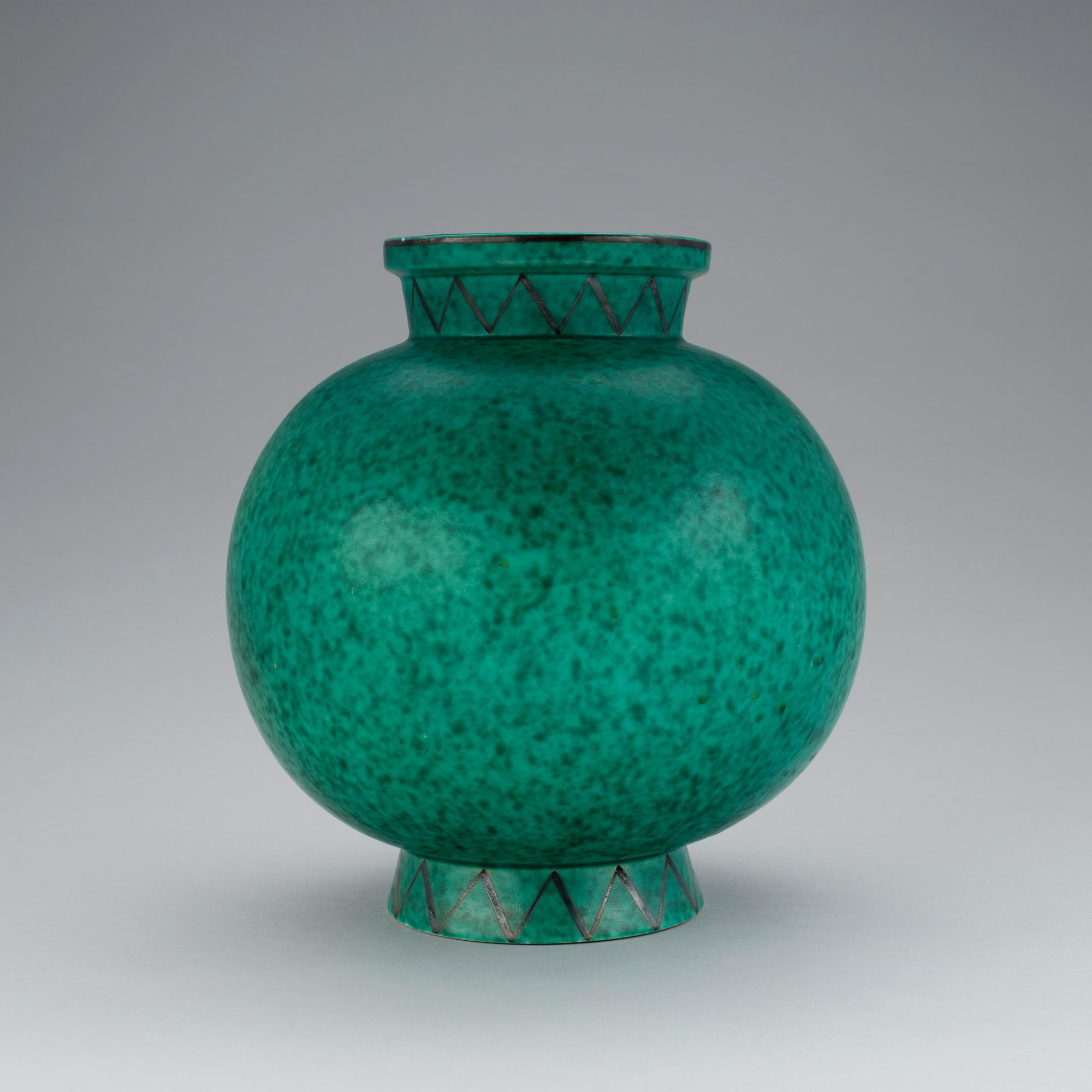 VAS, stengods, "Argenta", Wilhelm Kåge, Gustavsberg, 1950/60-tal.