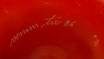 A vase signed Venini TW-86.