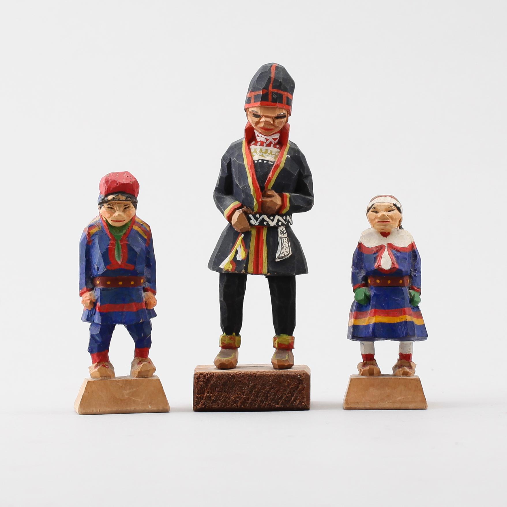 FIGURER, 3 st, samearbeten, bl a Bengt Fransson.