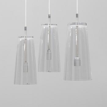 Gunnel Svensson, ceiling lamps, three pieces, "Manhattan 35 & 29", for Bsweden, late 20th century.