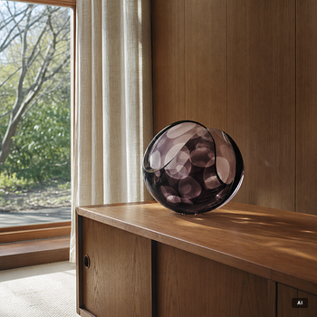 Lena Bergström, skål, glas, Orrefors Gallery, limited edition, 2004.