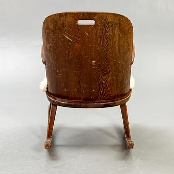 an AB Åby Möbelfabrik, rocking chair, 1930-40's.