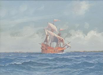 ADOLF BOCK, VESSEL AT SEA.