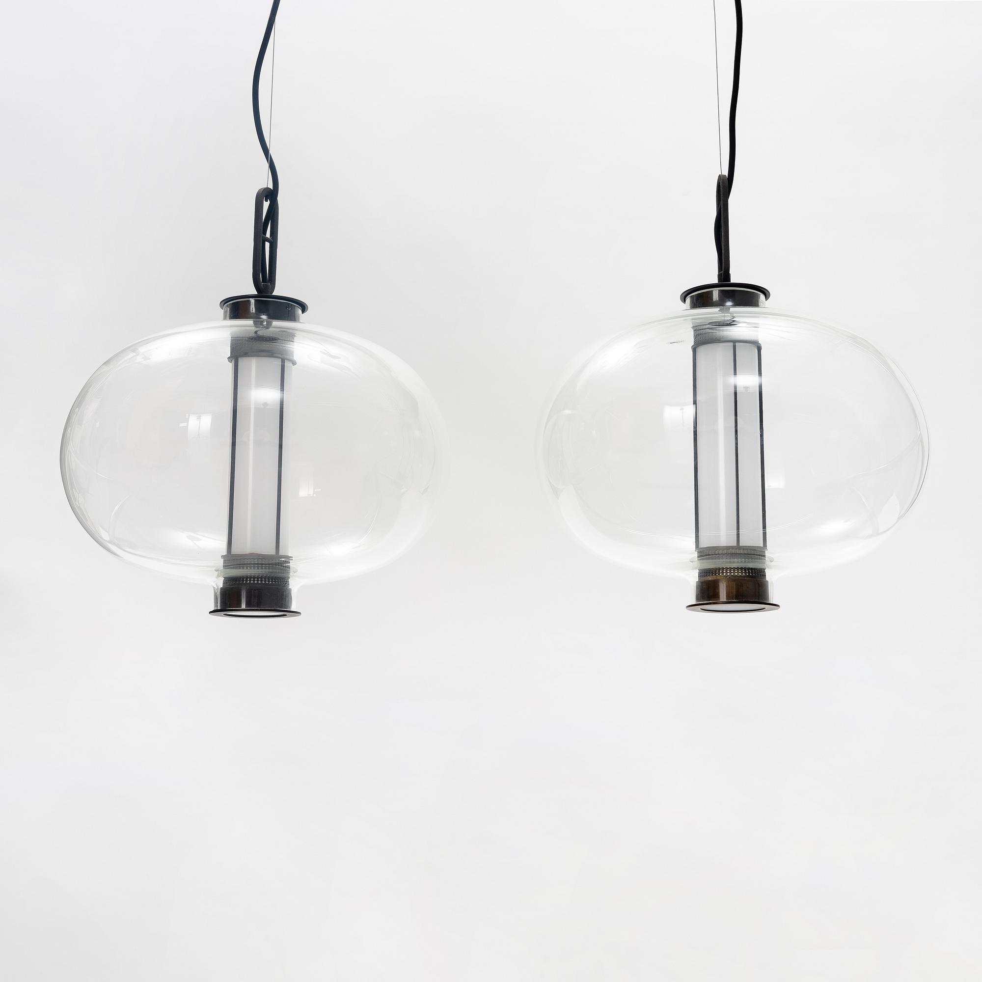Neri & Hu, a pair of, "BAI T MA MA OUT" outdoors ceiling lamps, Parachilna.