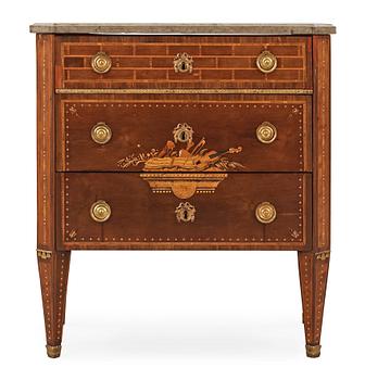 1468. A Gustavian commode by N P Stenström, master 1781.