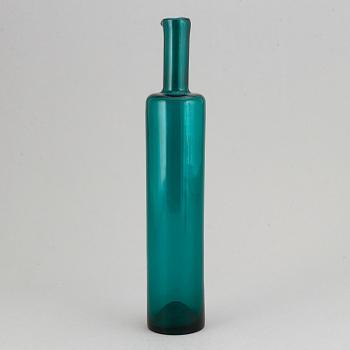 Nanny Still, a glass bottle, signed Riihimäen Lasi O.Y Nanny Still.