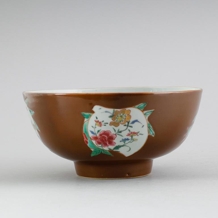 SKÅL, porslin, Kina, Qianlong 1736-1795.