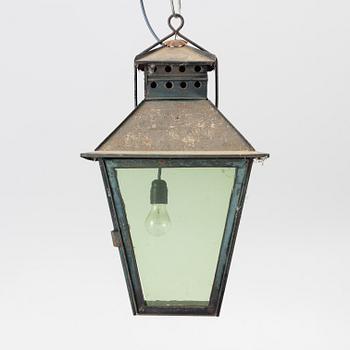 Ceiling lamp, folk art, 19th century.