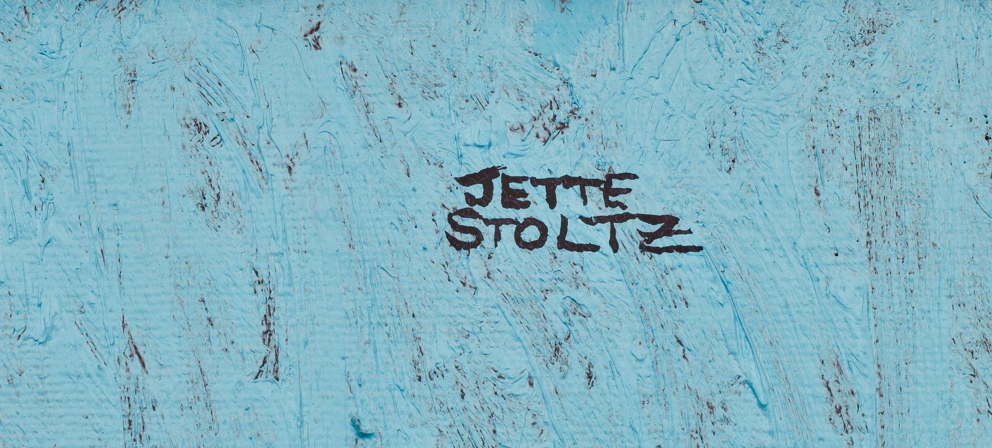 JETTE STOLTZ, olja på duk, sign.