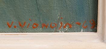 VEIKKO VIONOJA, oil on canvas, signed and dated -69.