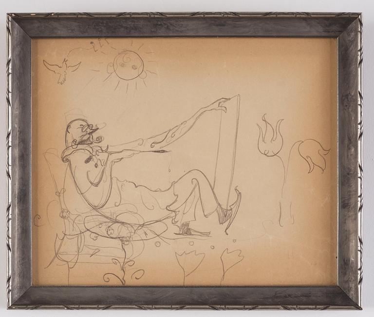 John Bauer, Portrait of Carl Larsson.