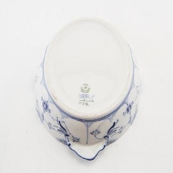 Service "Musselmalet Full Lace and Half Lace" 57 pcs Royal Copenhagen Denmark porcelain, second half of the 20th century.