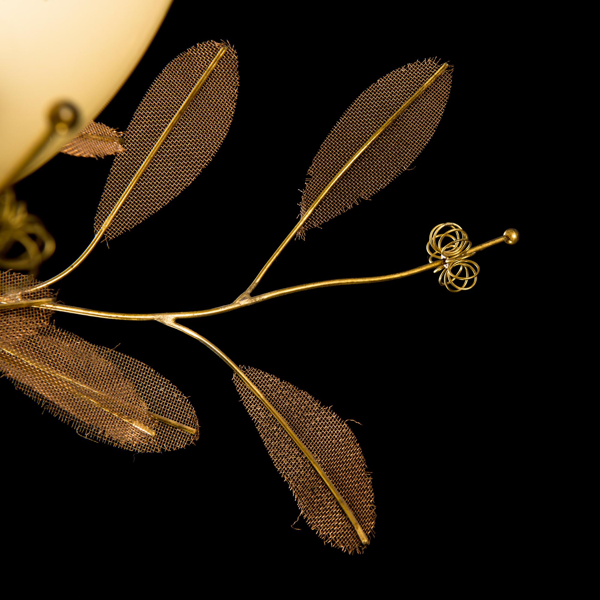 A mid-20th century pendant lamp model 9029/5 for Taito Oy, Finland.