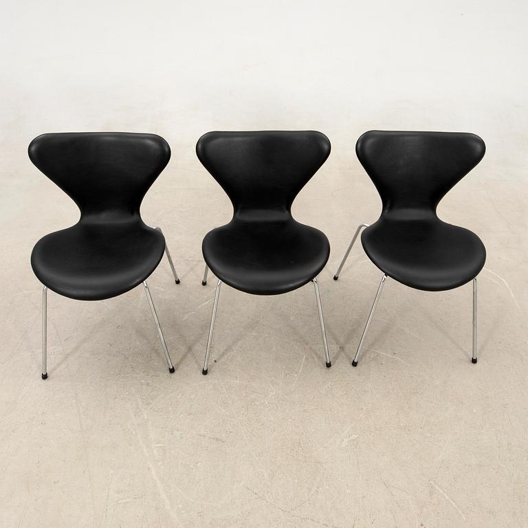 Arne Jacobsen, stolar 6 st för Fritz Hansen Danmark.