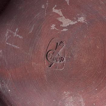 Wilhelm Kåge, a Farsta stoneware vase, Gustavsberg Studio, Sweden 1950's.