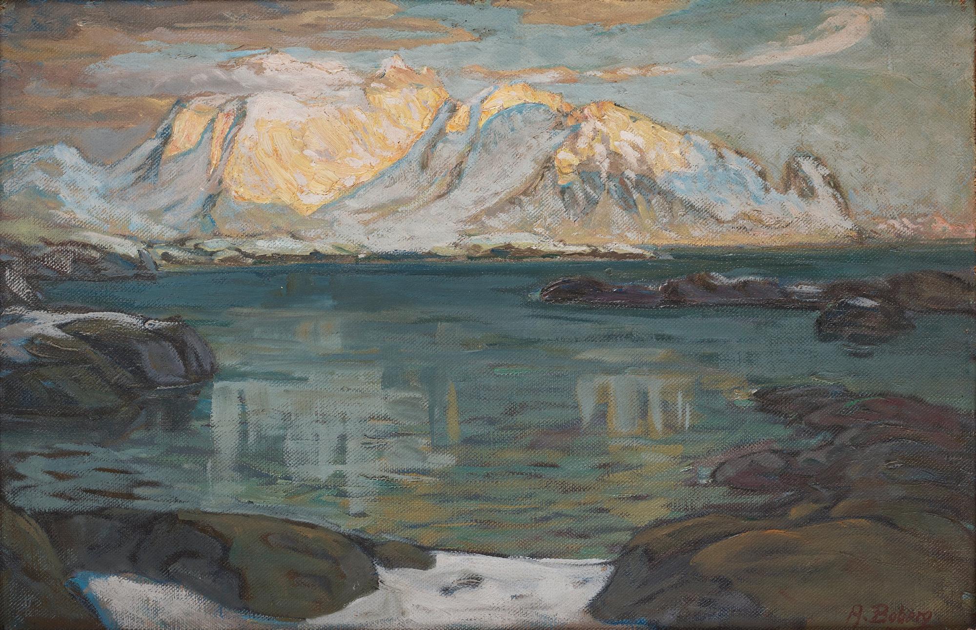Anna Boberg, Scene from Lofoten.