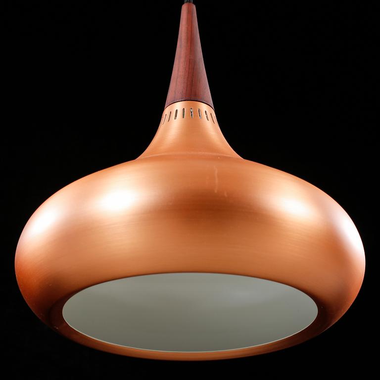 A ceiling lamp named "Orientpendel", designed by Jo Hammerborg for Fog og Mörup, made in late 20th century.