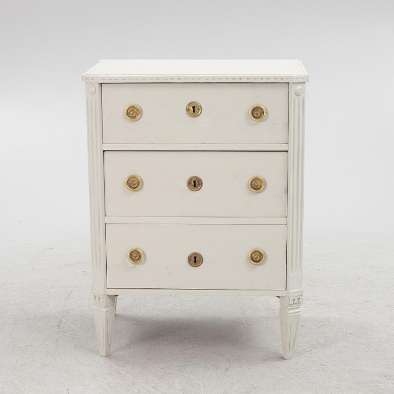 A Gustavian style dresser, around 1900.