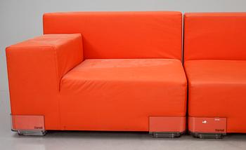 SOFFA, 4 delar, Piero Lissoni,  "Plastics Duo Sofa", Carlo Tamborini, Kartell, 2000-tal.