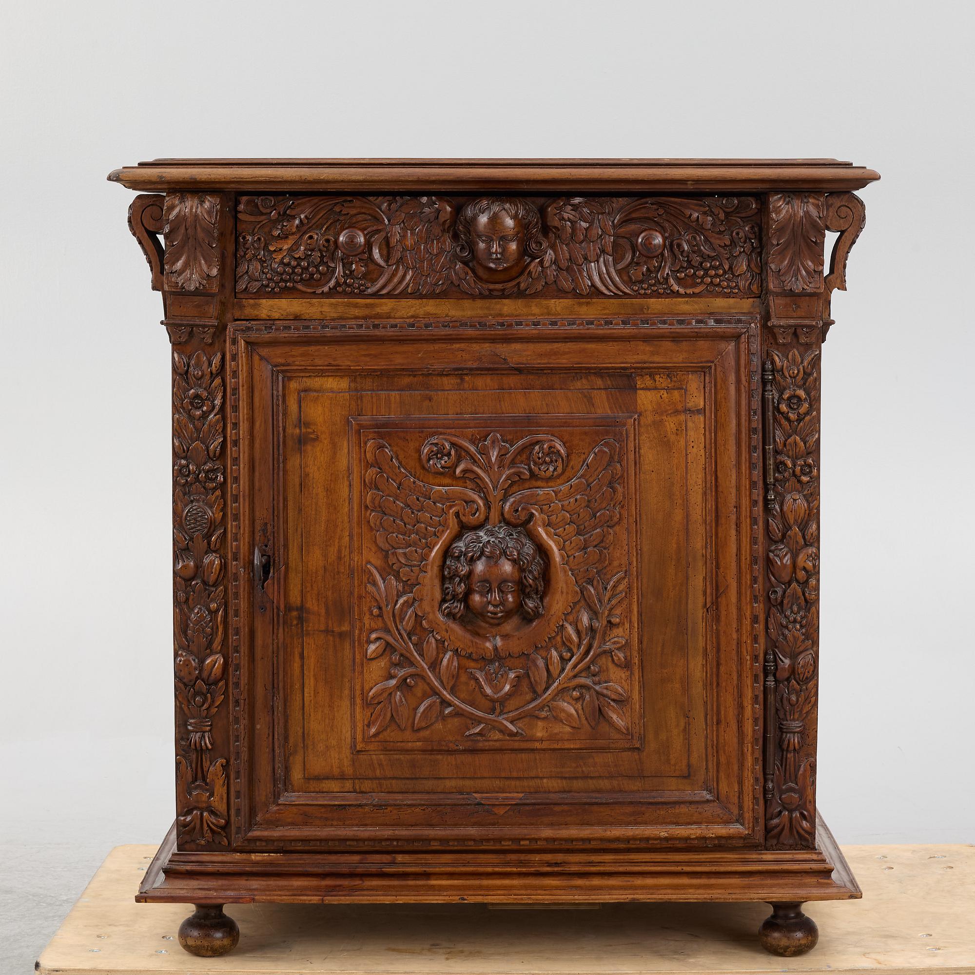 A Baroque cabinet, Southern Europe, 17th century.