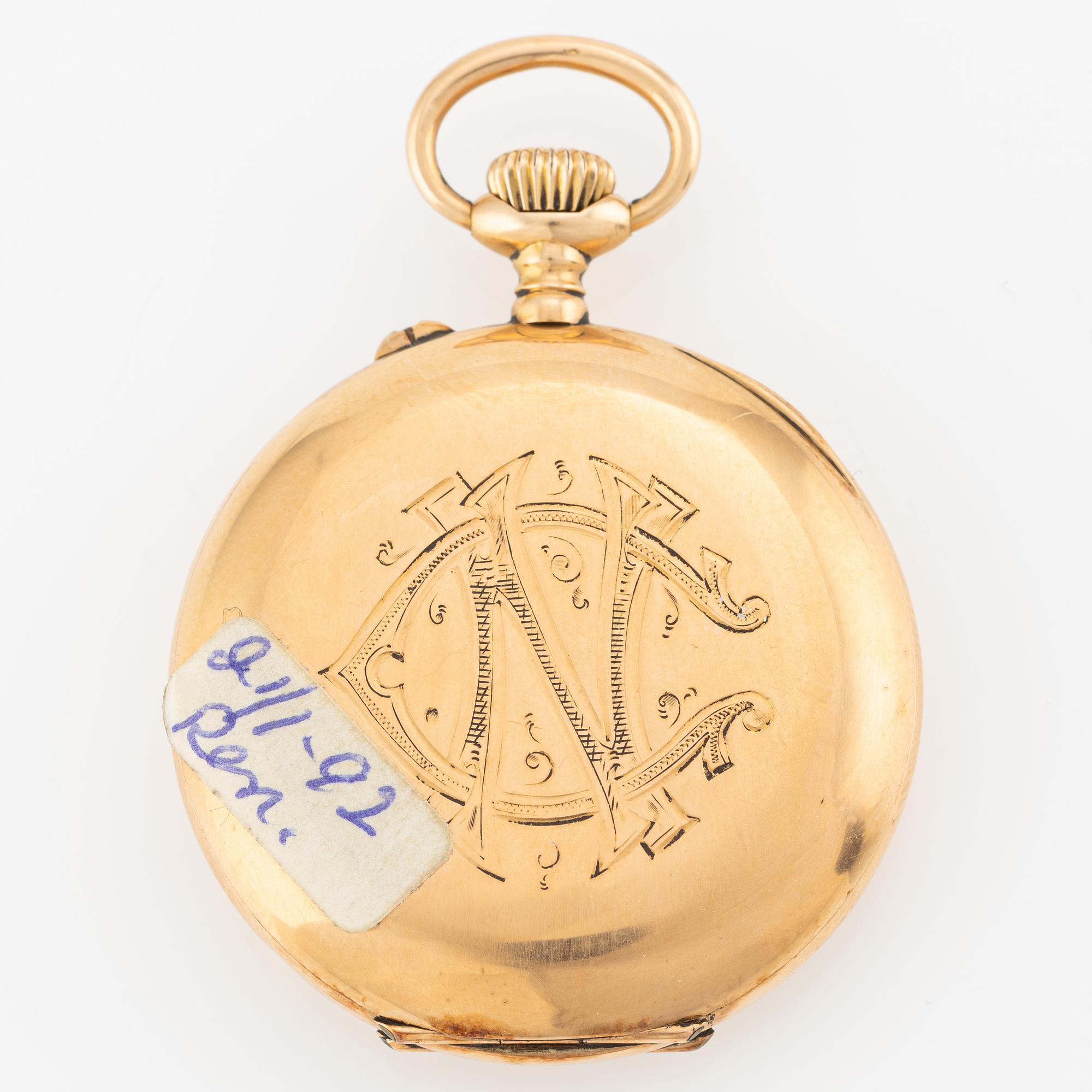 Halda, pocket watch, 40 mm.
