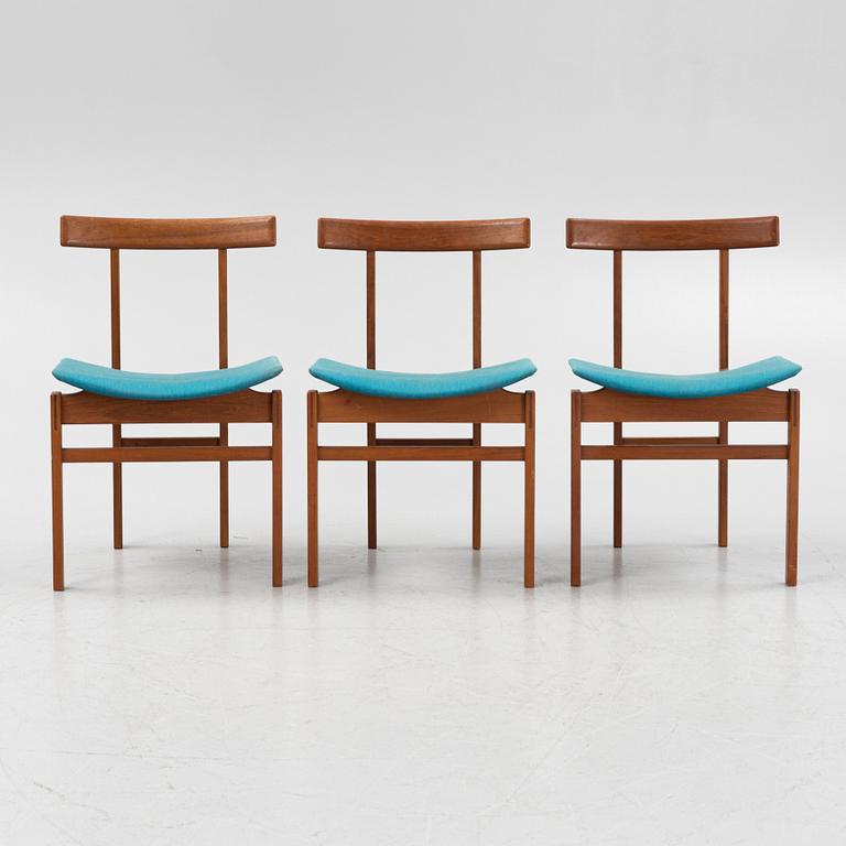 Inger Klingenberg, stolar, 3 st, modell 193, France & Son, 1960-tal.