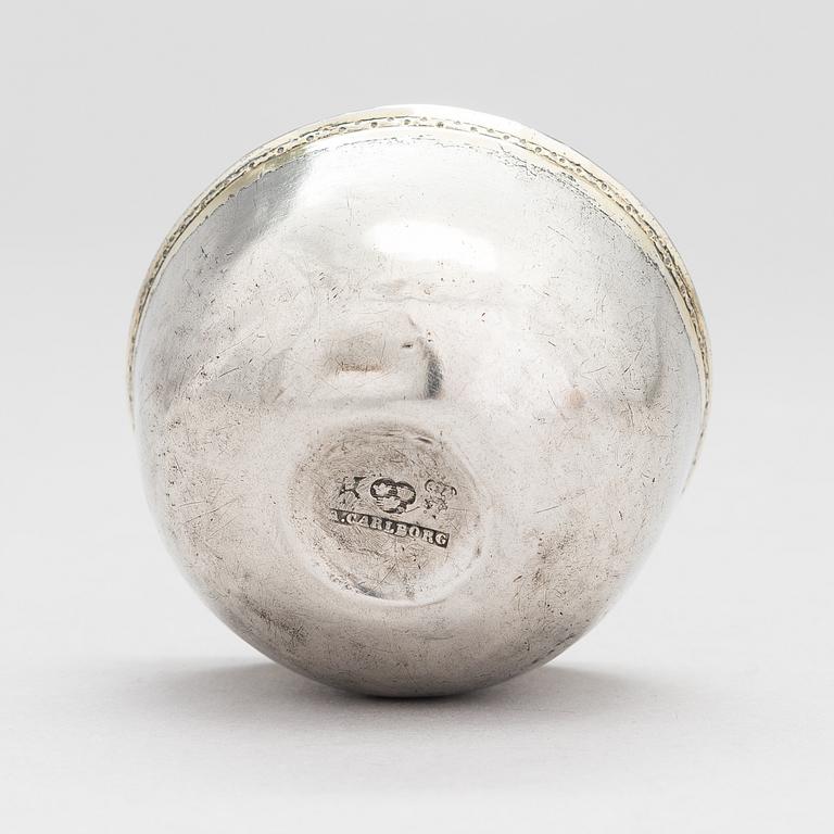 ANDERS CARLBORG, A silver thumbler, Turku 1768.
