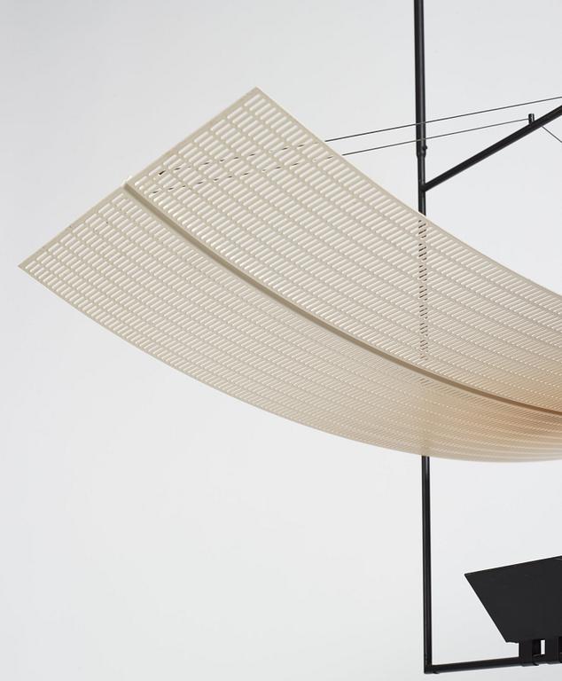 Mario Botta, a 'Zefiro', ceiling lamp, Artemide, Italy, 1980s.