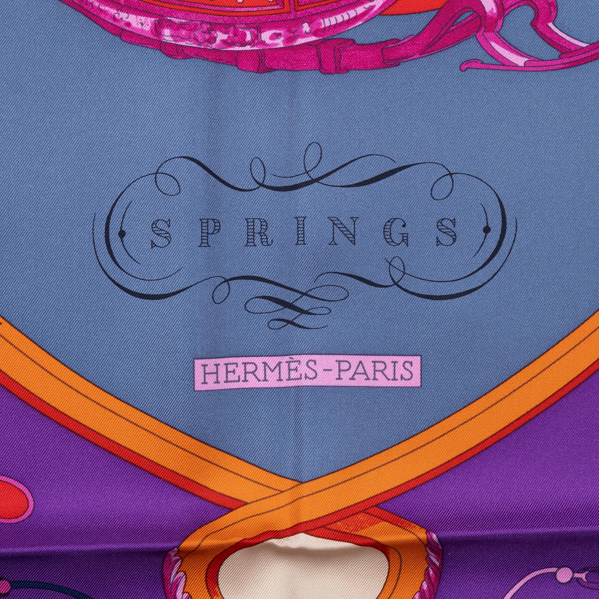 Hermès, scarf, "Springs".