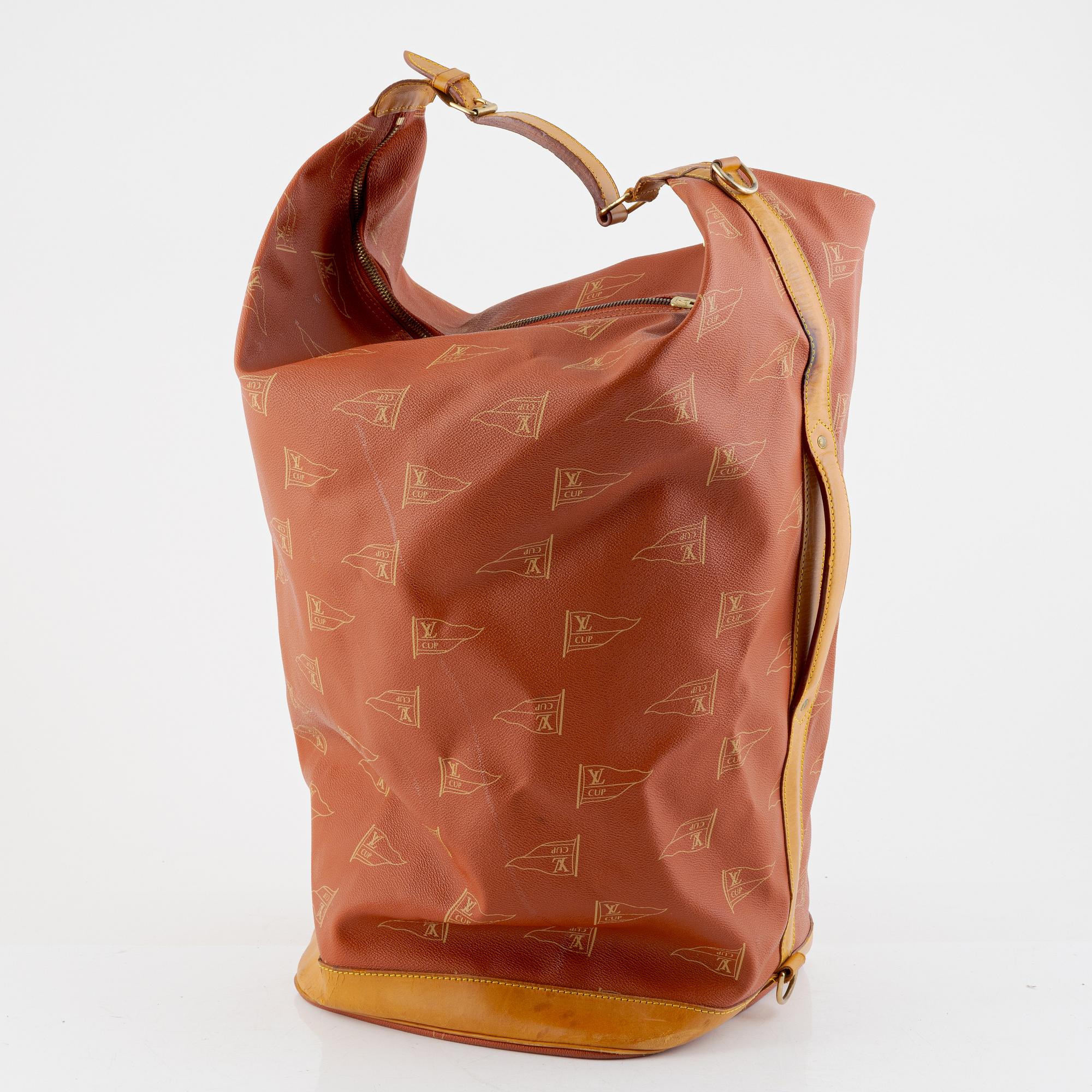 Louis Vuitton, bag/weekend bag, "LV America's Cup Garment Duffel Bag", limited edition. 1994.