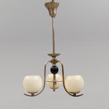 TAKLAMPA, art déco, 1900-talets första hälft. Höjd 62 cm.