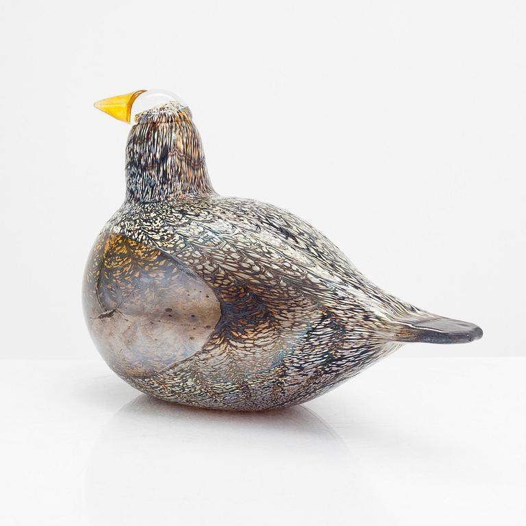 Oiva Toikka, a glass bird, signed O. Toikka Nuutajärvi.