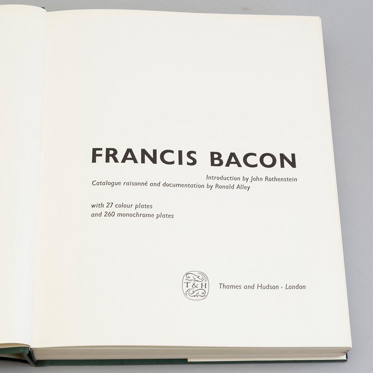 BOK, FRANCIS BACON. Catalogue raisonne by John Rothenstein and Ronald Alley.