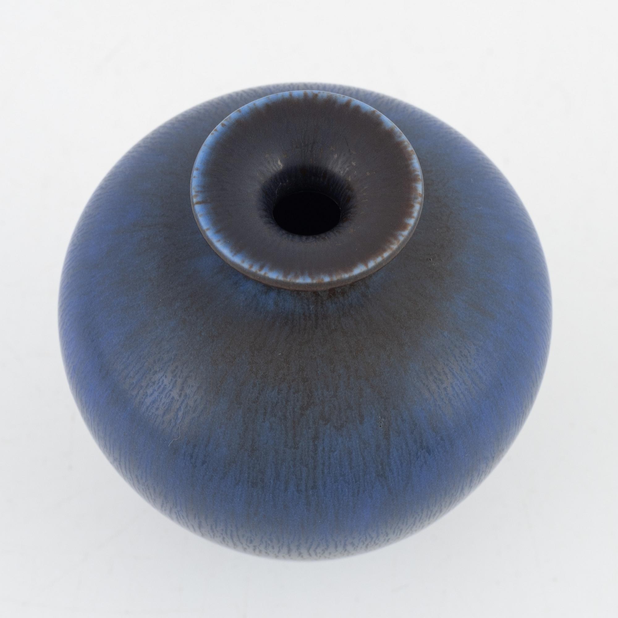 Berndt Friberg, vas, stengods, Gustavsberg studio 1964.