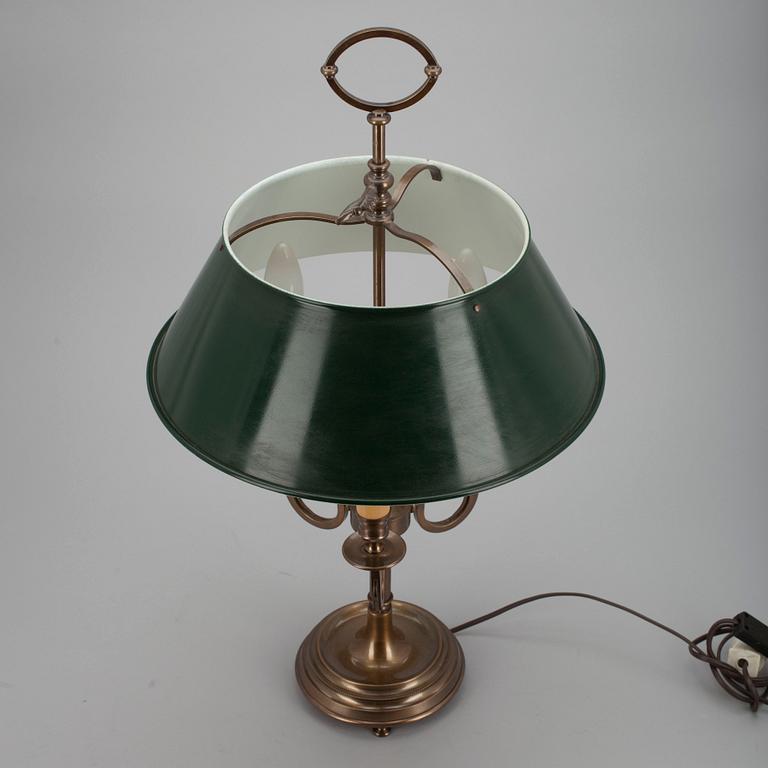 BORDSLAMPA, sk "Lampe à bouillotte", 1900-talets slut.