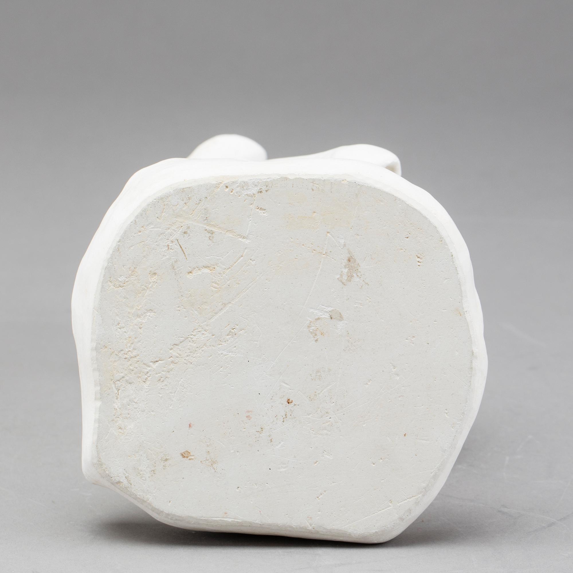 RUTH MILLES, sculpture, signed, plaster.