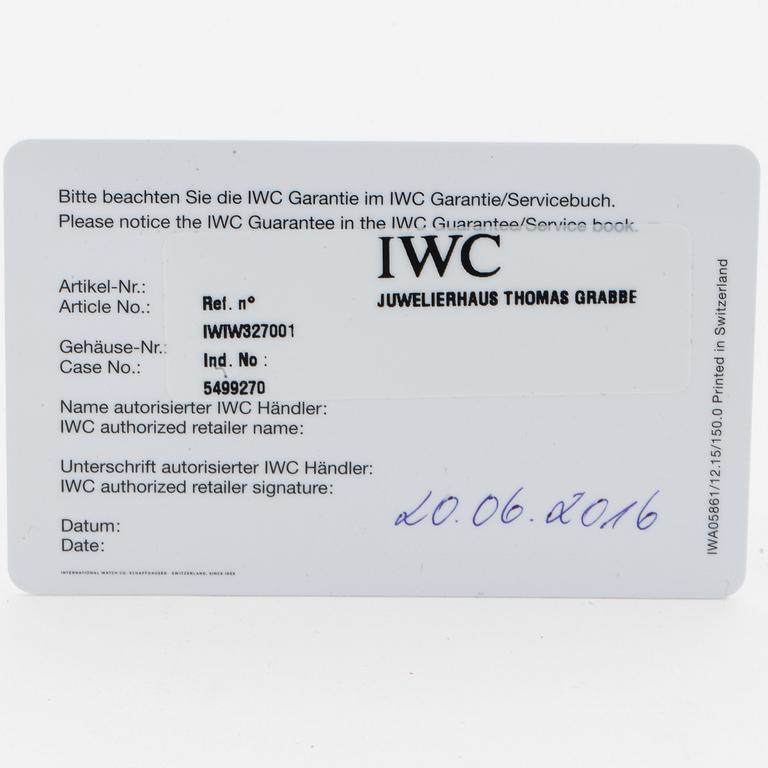 IWC, Schaffhausen, Mark XVIII, wristwatch, 40 mm.