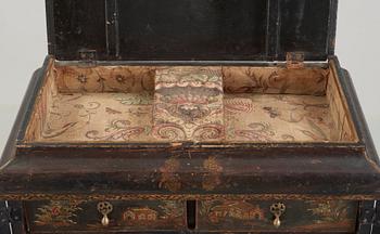 KABINETTSKÅP. Senbarock, 1700-tal.