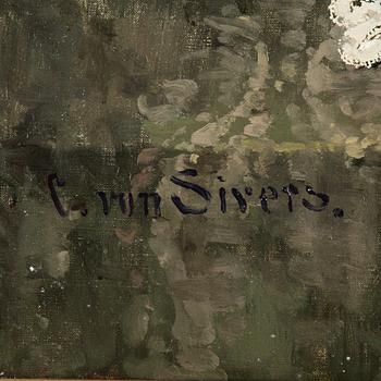 CLARA VON SIVERS, olja på duk, signerad C. von Sivers.