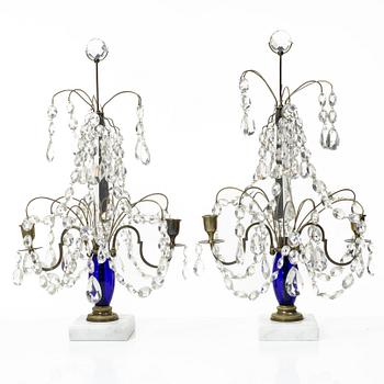 Table lamps a pair, first half of the 20th century.