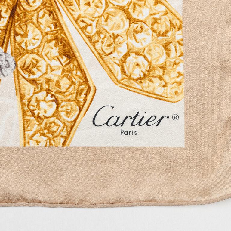 Cartier, scarf.