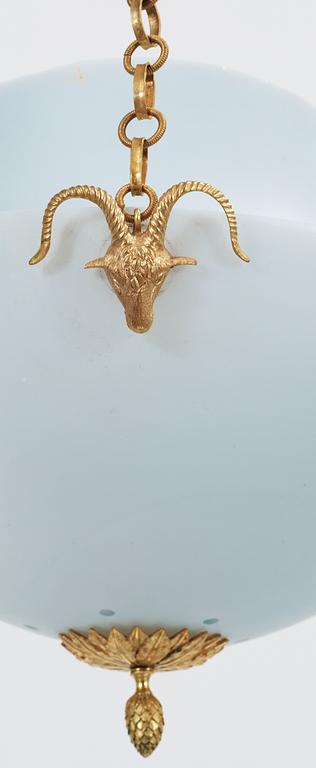 AMPEL, för ett ljus. Sengustaviansk, 1800-talets början.