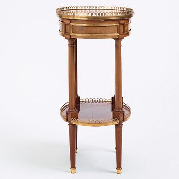 A Louis XVI mahogany and ormolu-mounted table signed Roger Vandercruse Lacroix 'RVLC' (master in Paris 1755-1799).