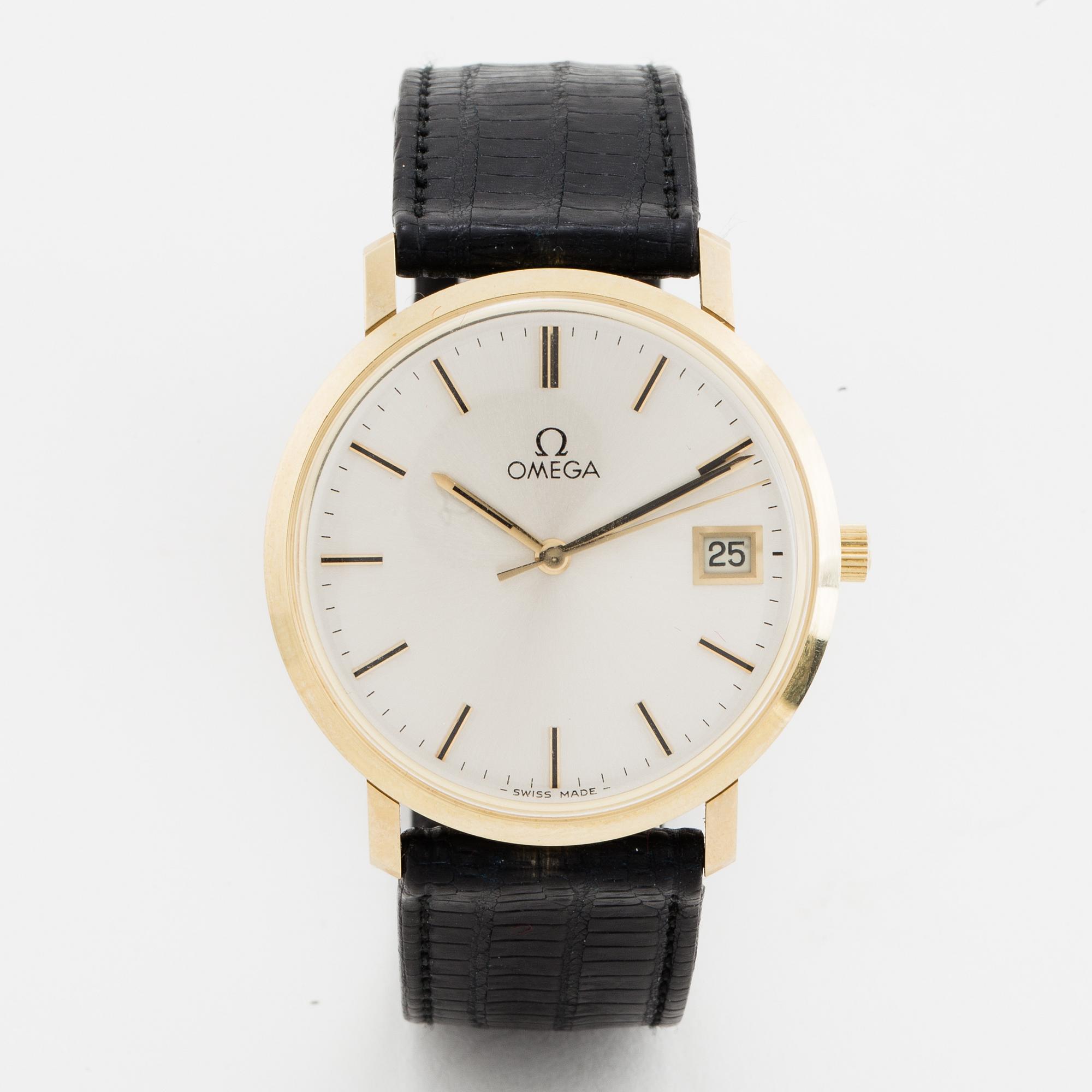 Omega, wristwatch, 34 mm.