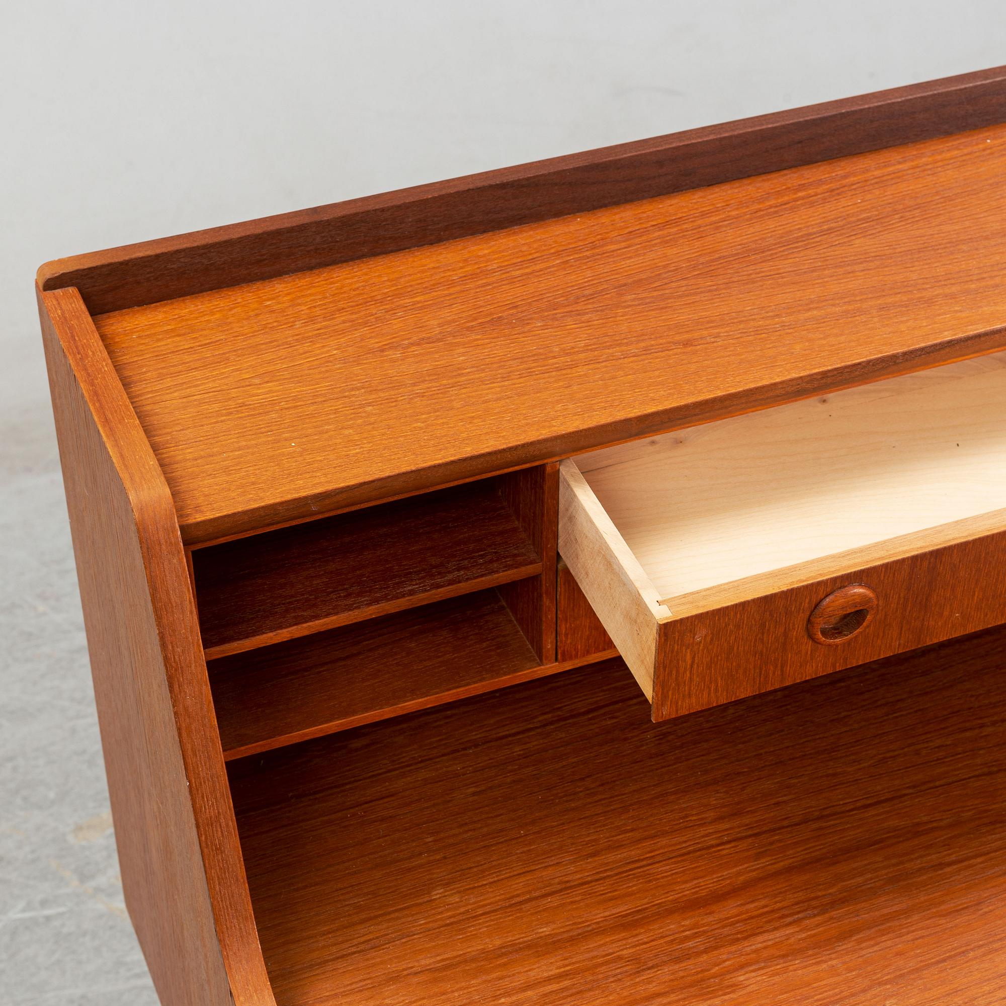 Sekretär, teak, 1960-tal.