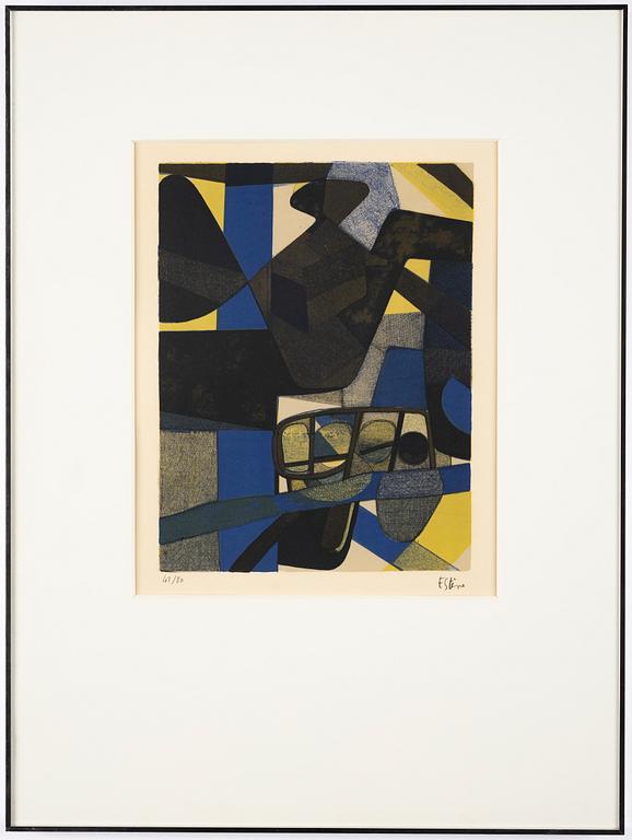 Maurice Estève, litpgraph in colours, signed and numbered 41/80.