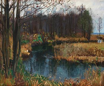 207. Stanislaw Zukowski, By the riverside.