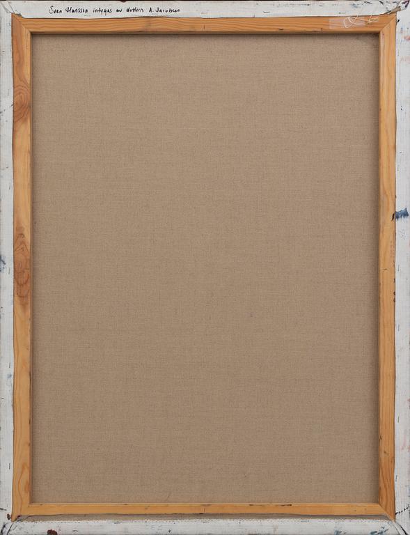 Sven Hansson, oil on canvas, unsigned.