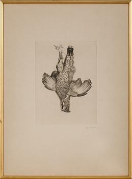 STIG BORGLIND, etsning, signerad.