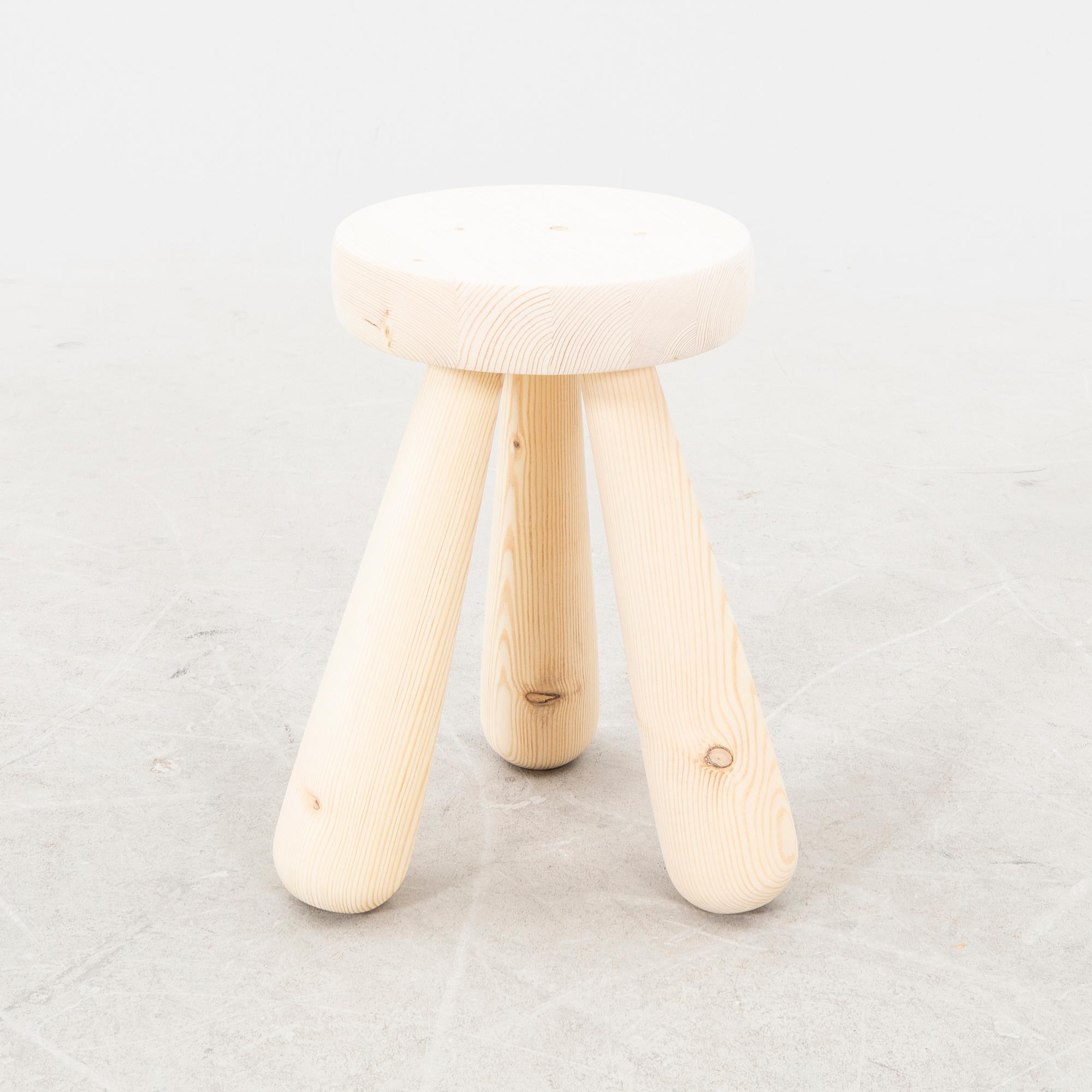 A pine stool around 2000.